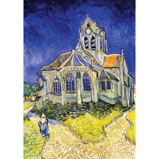 Puzzle Art Puzzle La iglesia de Auvers-sur-Oise de 1000 Pzs