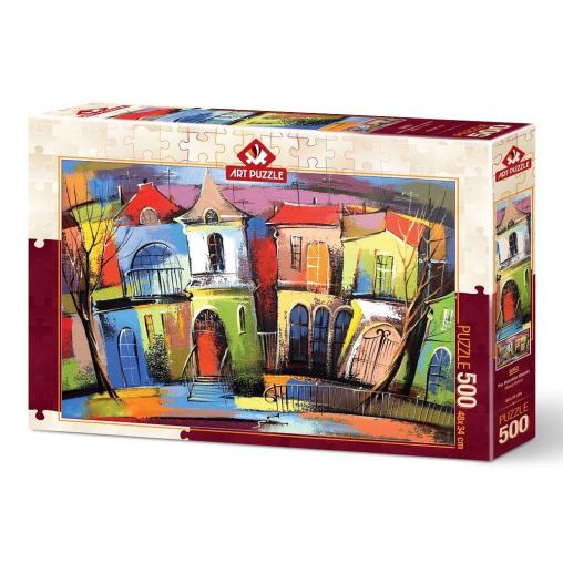 Puzzle Art Puzzle Las Casas de Cuento de Hadas de 500 Piezas