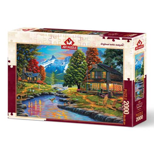 Puzzle Art Puzzle Las Dos Orillas del Bosque de 2000 Piezas