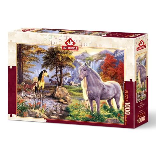 Puzzle Art Puzzle Los Caballos Ocultos de 1000 Piezas