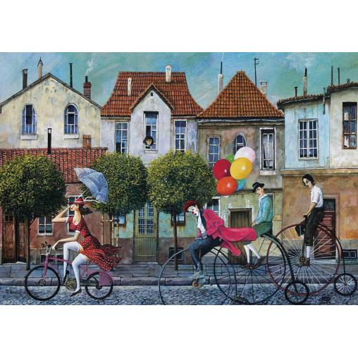 Puzzle Art Puzzle Los Monociclos de 260 Piezas