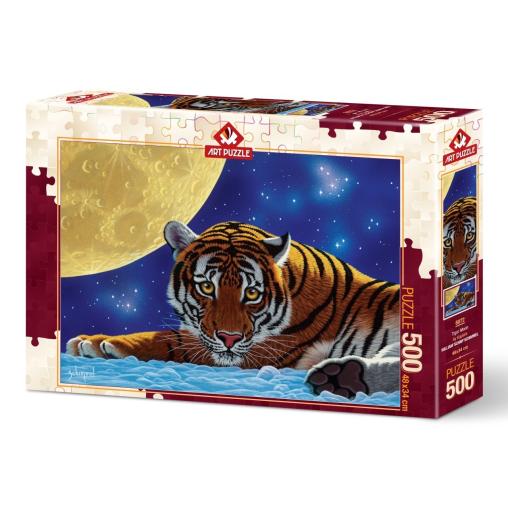 Puzzle Art Puzzle El Tigre y la Luna de 500 Piezas