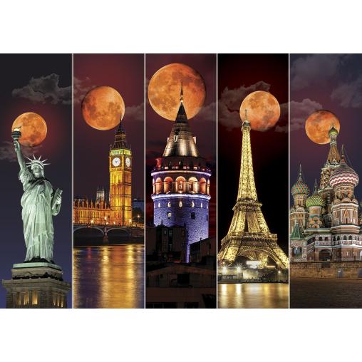 Puzzle Art Puzzle Lunas Llenas del Mundo de 1500 Piezas