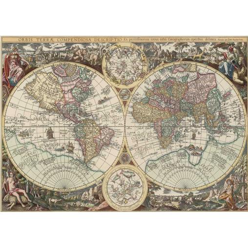 Puzzle Art Puzzle Mapa del Mundo de 260 Piezas