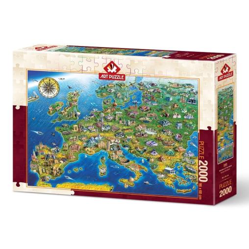 Puzzle Art Puzzle Maravillas del Mundo de 2000 Piezas