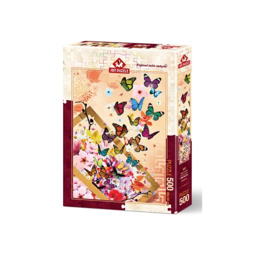 Puzzle Art Puzzle Mariposas de Primavera de 500 Piezas