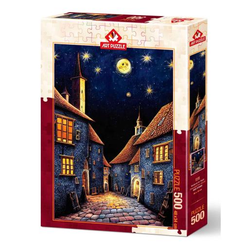 Puzzle Art Puzzle Noche de Posada Medieval de 500 Piezas