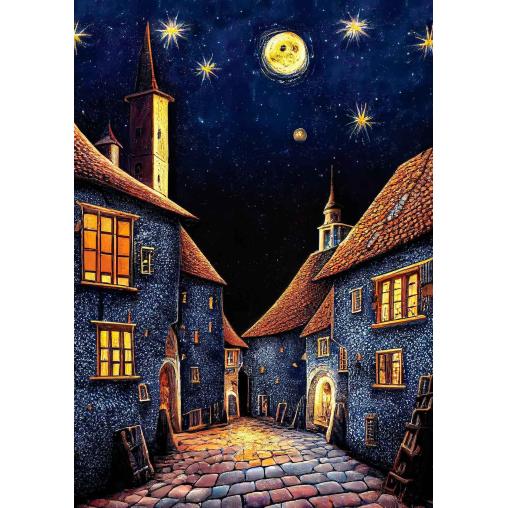 Puzzle Art Puzzle Noche de Posada Medieval de 500 Piezas