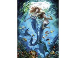 Puzzle Art Puzzle Pareja de Sirenas de 500 Piezas