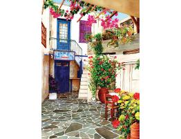 Puzzle Art Puzzle Patio con Flores de 260 Piezas