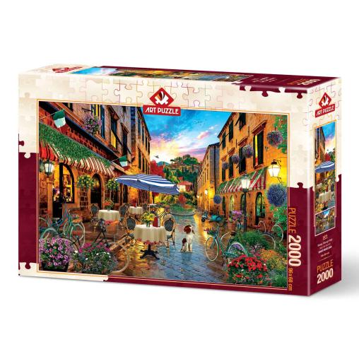 Puzzle Art Puzzle Por Italia en Bicicleta de 2000 Piezas