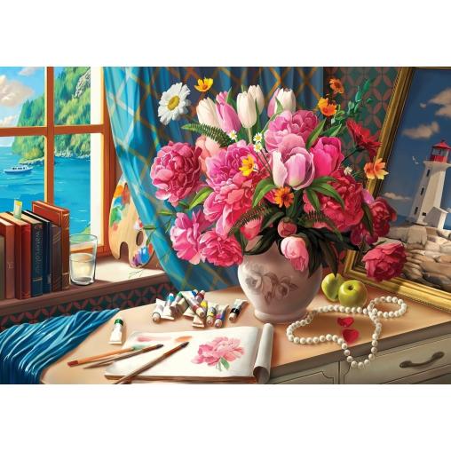 Puzzle Art Puzzle Ramo de Flores Artístico de 1500 Piezas