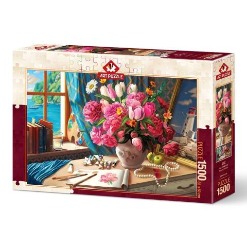 Puzzle Art Puzzle Ramo de Flores Artístico de 1500 Piezas