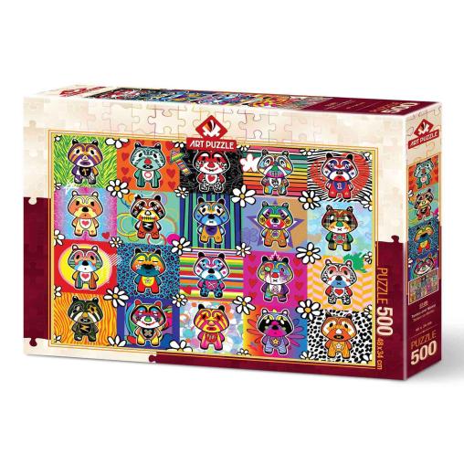 Puzzle Art Puzzle Tantan y Momo de 500 Piezas