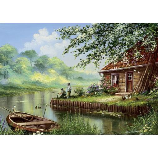 Puzzle Art Puzzle Tarde de Pesca de 500 Piezas