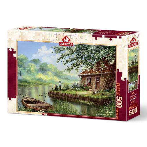 Puzzle Art Puzzle Tarde de Pesca de 500 Piezas