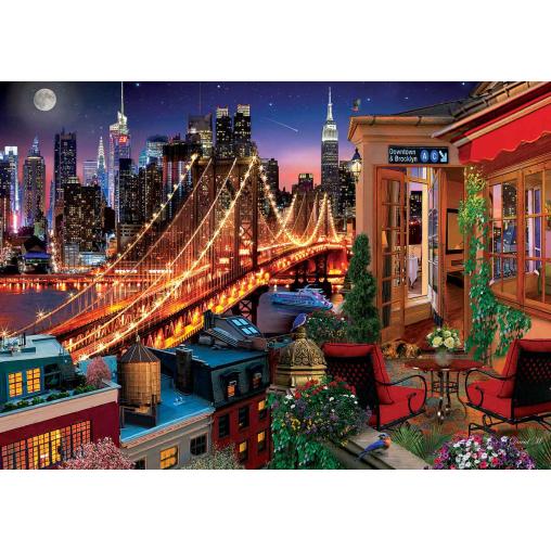 Puzzle Art Puzzle Terrazas de Brooklyn de 1500 Piezas