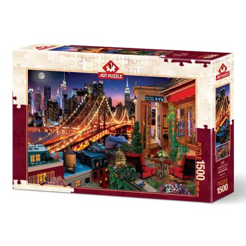 Puzzle Art Puzzle Terrazas de Brooklyn de 1500 Piezas