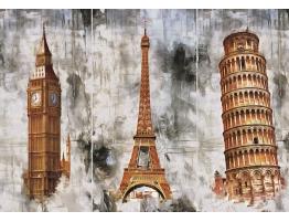 Puzzle Art Puzzle Tres Ciudades Tres Torres de 1000 Piezas