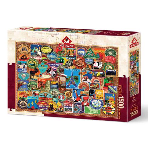 Puzzle Art Puzzle Viajero Mundial de 1500 Piezas