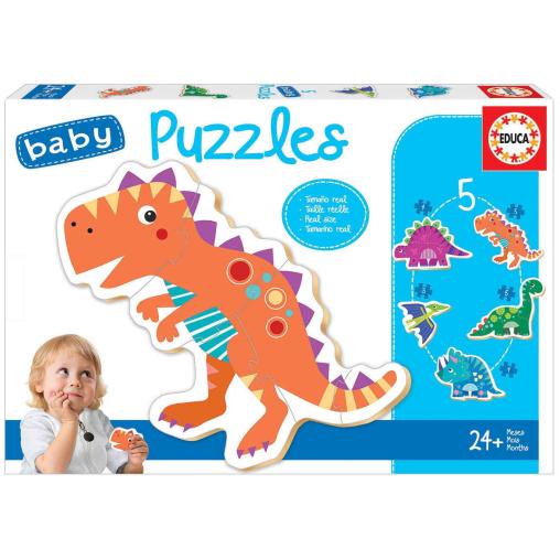 Puzzle Baby Educa Progresivo Dinosaurio