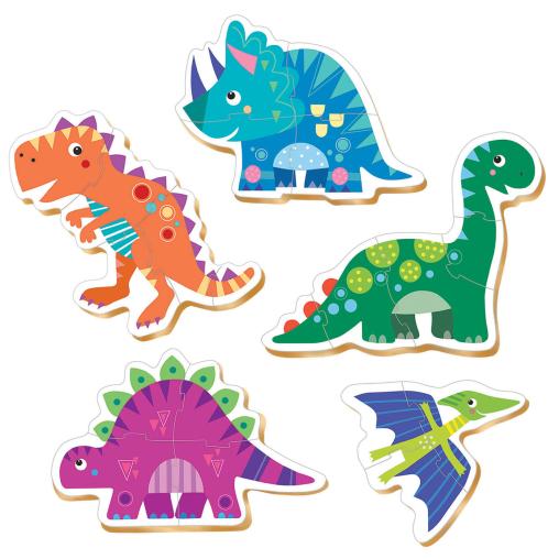 Puzzle Baby Educa Progresivo Dinosaurio