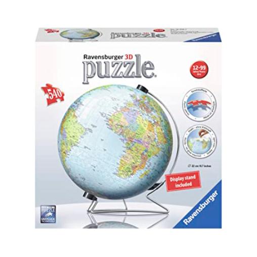 Puzzle Ball 3D Ravensburger Globo Terraqueo de 540 Pzs