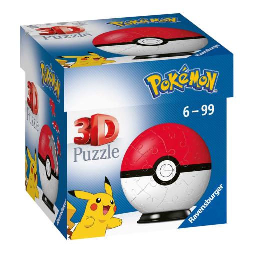 Puzzle Ball 3D Ravensburger Pokemon Pokeball de 55 Piezas