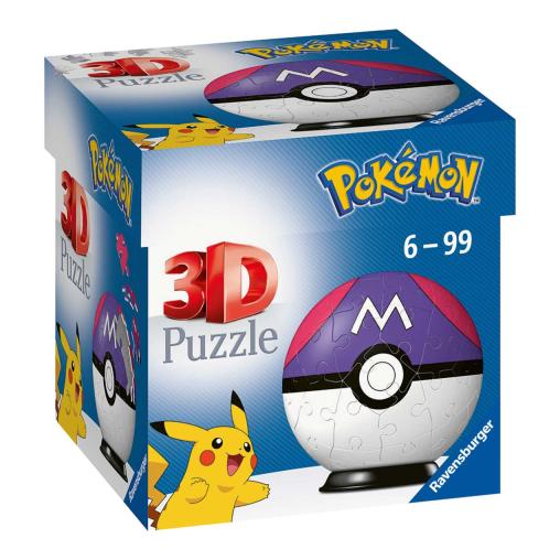 Puzzle Ball 3D Ravensburger Pokemon Masterball 55 Piezas