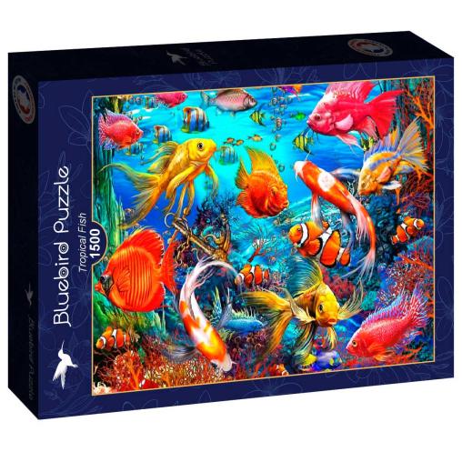 Puzzle Bluebird Pez Tropical de 1500 Piezas