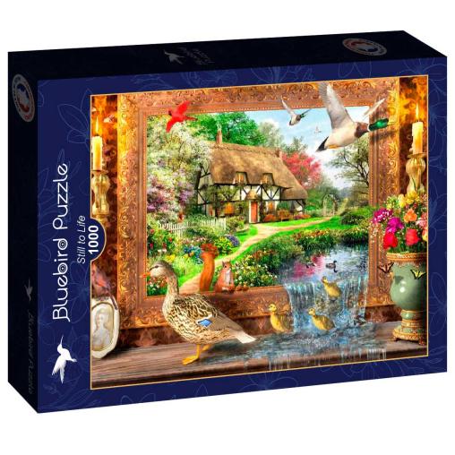 Puzzle Bluebird Animales Reviviendo de 1000 Piezas