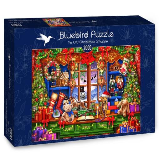 Puzzle Bluebird Antigua Tienda Navideña de 2000 Piezas