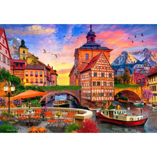 Puzzle Bluebird Antiguo Ayuntamiento de Bramberg, Alemania 1000