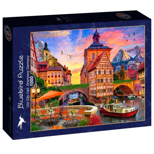 Puzzle Bluebird Antiguo Ayuntamiento de Bramberg, Alemania 1000