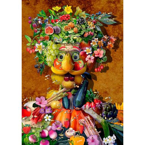 Puzzle Bluebird Arcimboldo de 1000 Piezas