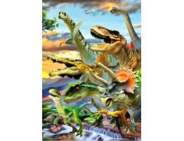 Puzzle Bluebird  Atardecer Dino de 1000 Piezas