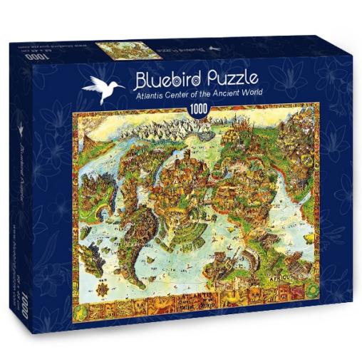 Puzzle Bluebird Atlantis Centro del Mundo Antiguo de 1000 Pieza