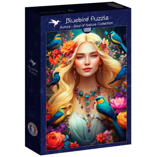 Puzzle Bluebird Aurora de 1000 Piezas