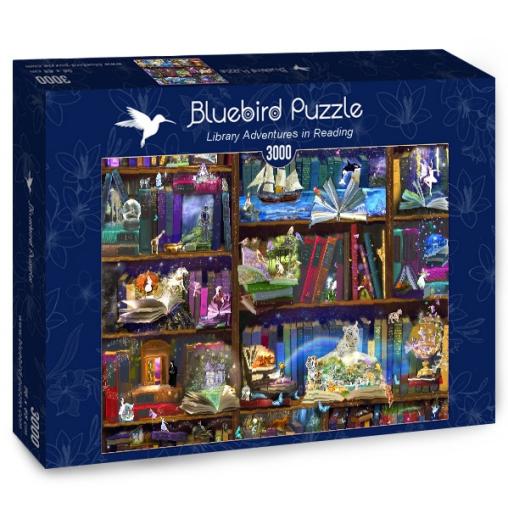 Puzzle Bluebird Aventuras de Biblioteca de 3000 Piezas