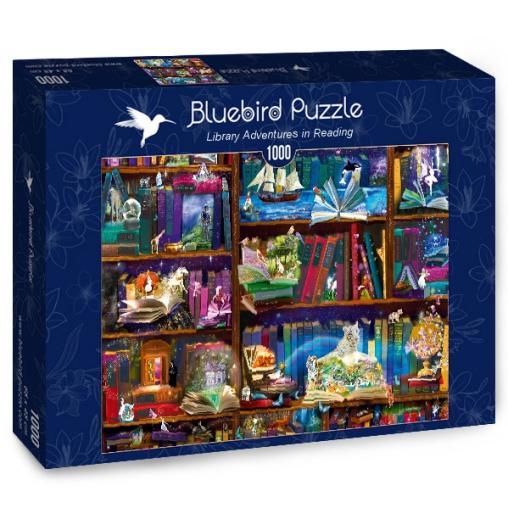 Puzzle Bluebird Aventuras en la Biblioteca de 1000 Piezas