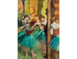 Puzzle Bluebird Bailarinas, Rosa y Verde de 1000 Piezas