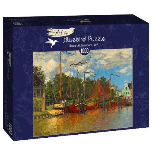 Puzzle Bluebird Barcos en Zaandam de 1000 Piezas