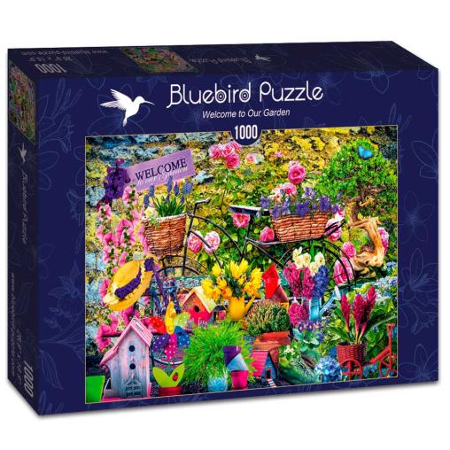 Puzzle Bluebird Bienvenido a Nuestro Jardín de 1000 Piezas