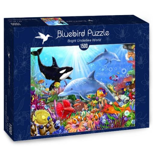 Puzzle Bluebird Brillante Mundo Submarino de 1500 Piezas