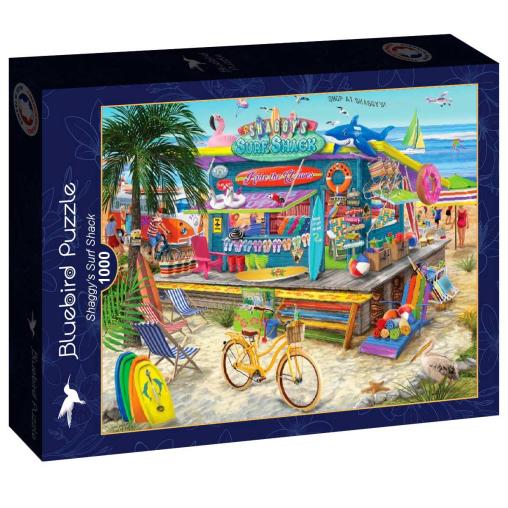 Puzzle Bluebird Cabaña de Surf de Shaggy de 1000 Piezas