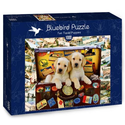 Puzzle Bluebird Cachorros Viajeros de 1000 Piezas