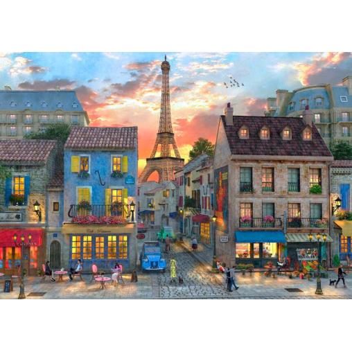 Puzzle Bluebird Calles de París de 1000 Piezas