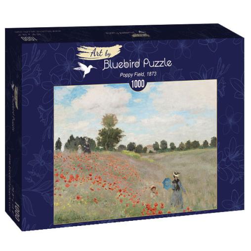 Puzzle Bluebird Campo de Amapolas de 1000 Piezas