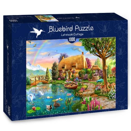 Puzzle Bluebird Casa de Campo junto al Lago de 1000 Piezas