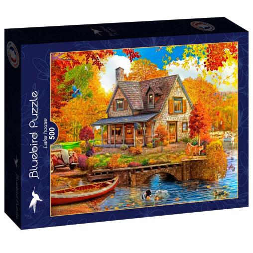 Puzzle Bluebird Casa del Lago de 500 Piezas